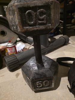 Weights 2 Dumbbells 50lbs
