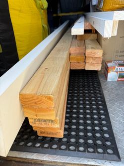 2x4 and 2x6s wood