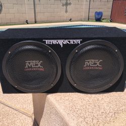 MTX TERMINATOR TNP212 DV SUBWOOFERS 