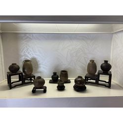 Authentic Chinese Song Dynasty 10 Ceramic Jars Vases 