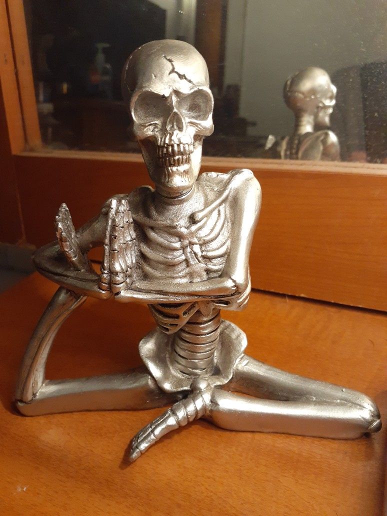 Skeleton Yoga Pose Figure