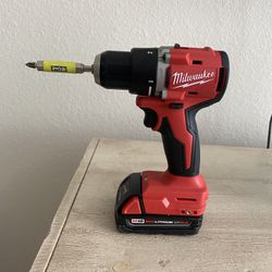 Milwaukee Brushless Drill And Battery