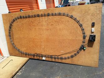 Train Track On Large Board