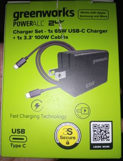 Green works power all charger set