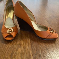 Michael Kors Leather Wedge 