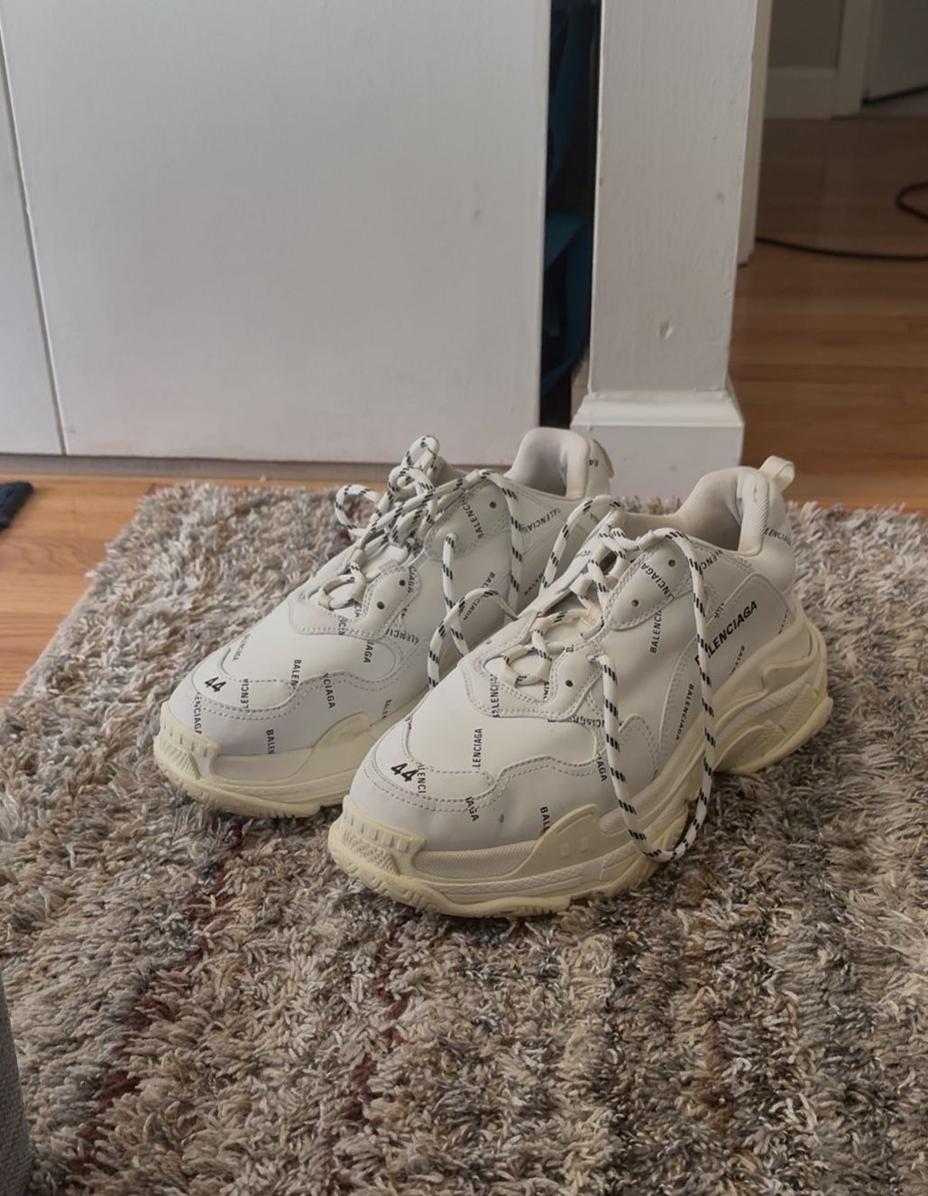 Balenciaga Triple S Allover Multi Logo Sneakers