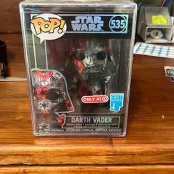 Darth Vader Art Series 535 In Glass Case