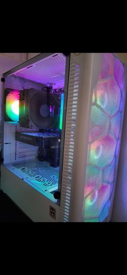 White gaming pc