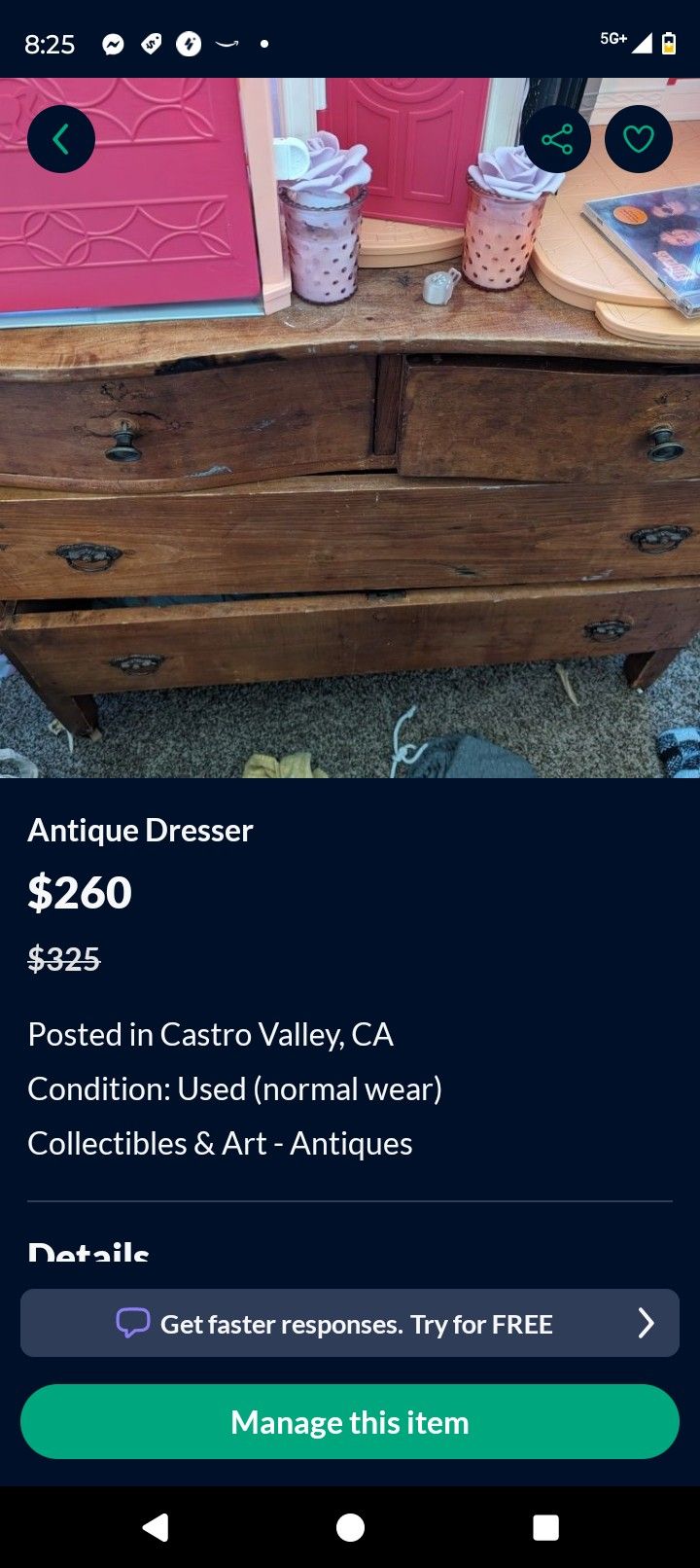 Antique Dresser