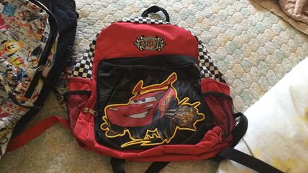 Disney Cars Lightning McQueen Kids Backpack