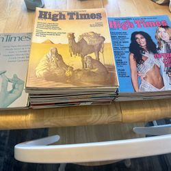 Vintage First Edition MINT Condition High Times Magazine Collection 
