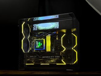 GAMING PC - RTX5080 - i9 14900k - LianLi - Liquid Cooled - BLACK - RGB - Productivity