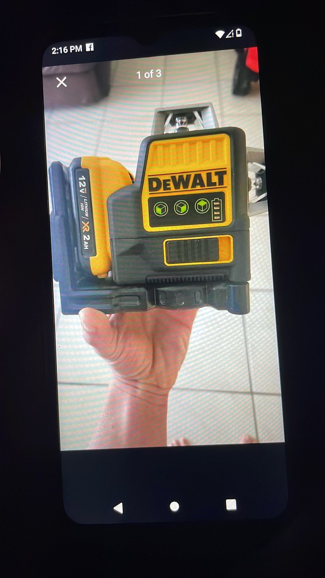 Laser Dewalt 