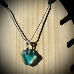 Japanese Sea Glass Necklace 