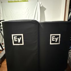 Used Electro-Voice EKX-15P 1500W 15 inch Powered Speakers - Pair WITH Covers ($1500 Firm) will include Stands