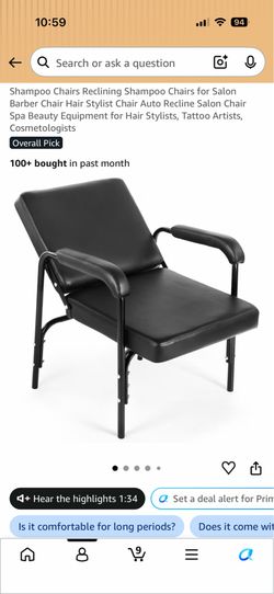 Salon chair