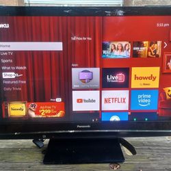 50"PANASONIC 1080P HDTV WITH ROKU REMOTE CONTROL STREAMING STICK $150 FINAL PRICE READ DESCRIPTION AND SEE 👀 ALL PICTURES 