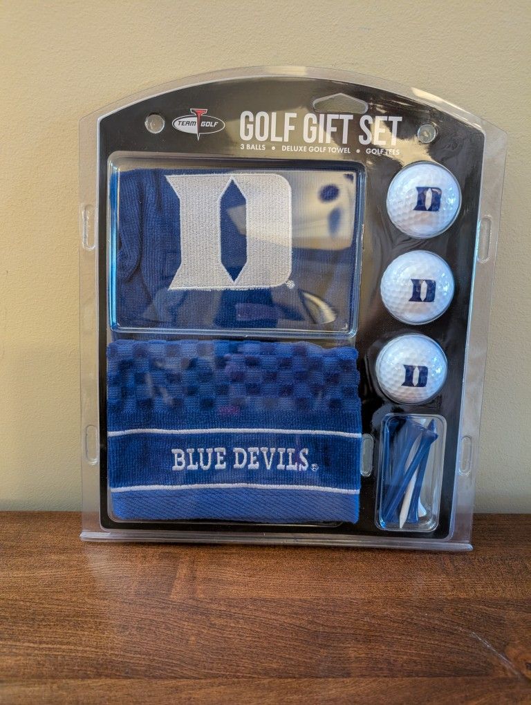 New Duke Blue Devils Golf Gift Set