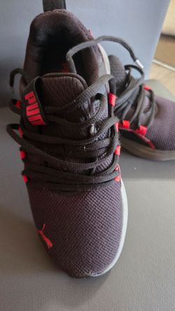 Puma running shoes size 5 boys