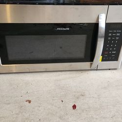 Over the range microwave and toaster oven