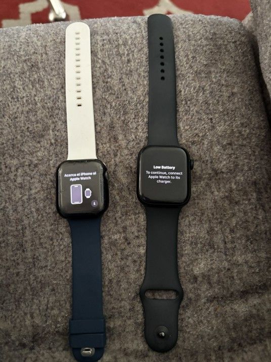 Apple Watch 9. 45mm And Apple Watch 6. 40 Mm. iCloud Locked 