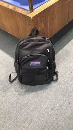 Jansport Big Student 17” Backpack Water Resistant Black