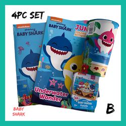 *NWT Pinkfong Baby Shark 4pc Gift Set B