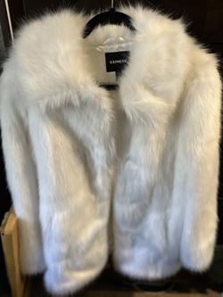 White Furry Coat Small