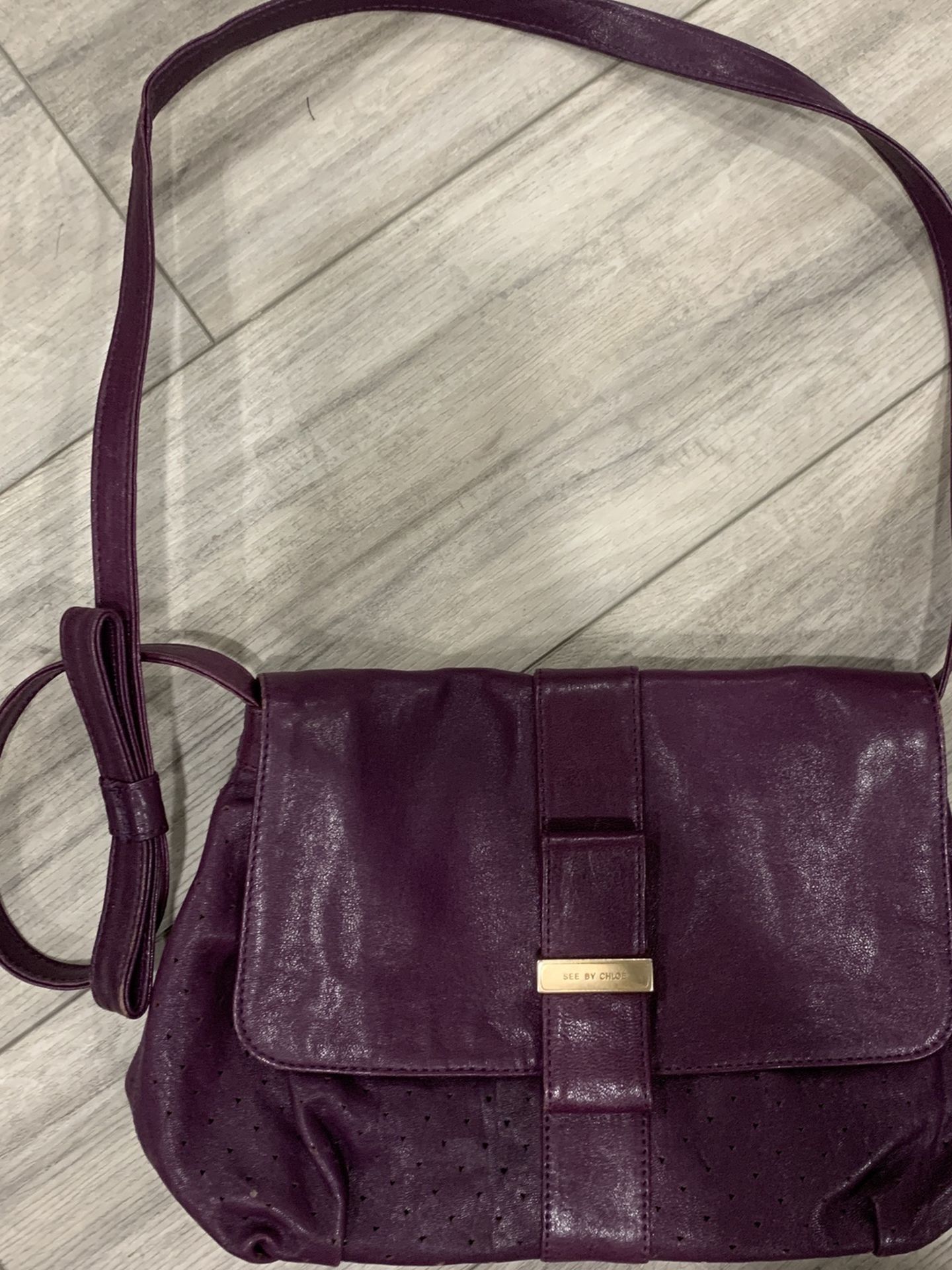 See By Chloe Purple Lifou Crossbody Bag