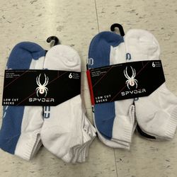 NWT Spyder Men’s low cut Socks 12 Pairs