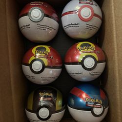 Pokemon 6pk Pokeballs