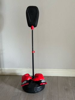 Punching for kid and Toddler with gloves adjustable stand sport toy.