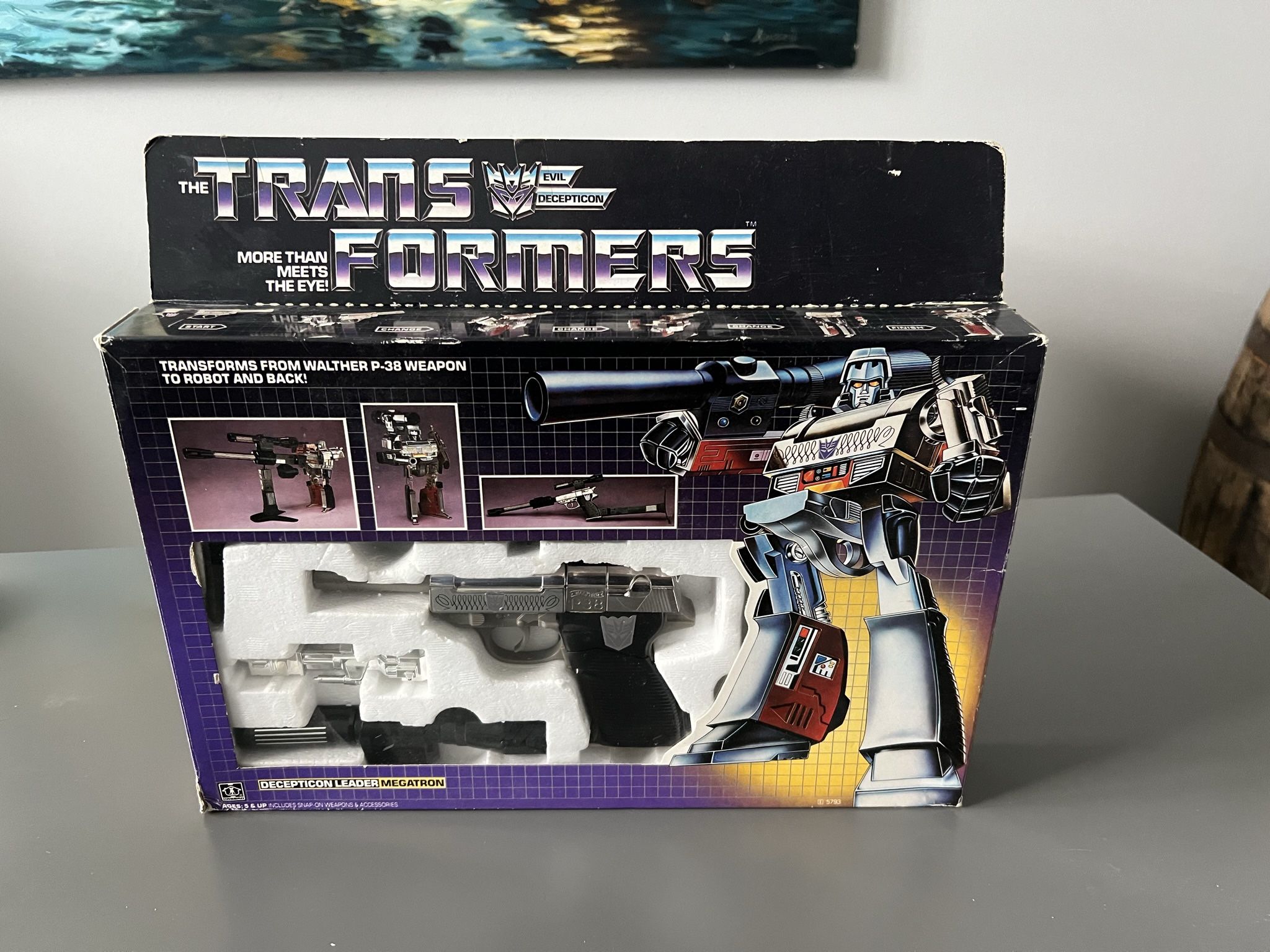 Vintage (1984) Transformers G1 Megatron action figure