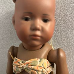 Doll In Hula Skirt, 8 Inches Tall