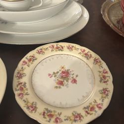 Vintage Gold Castle "Hostess" Fine China Set - 3 Pieces (Occupied Japan)