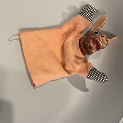 Vintage 1960s Donkey/horse Hand Puppet
