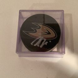 Signed Hockey Puck By Gibson
