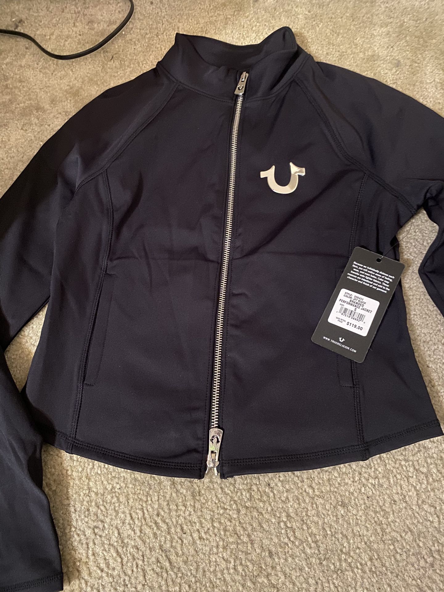 LOGO TWO-WAY ZIP PERFORMANCE JACKET