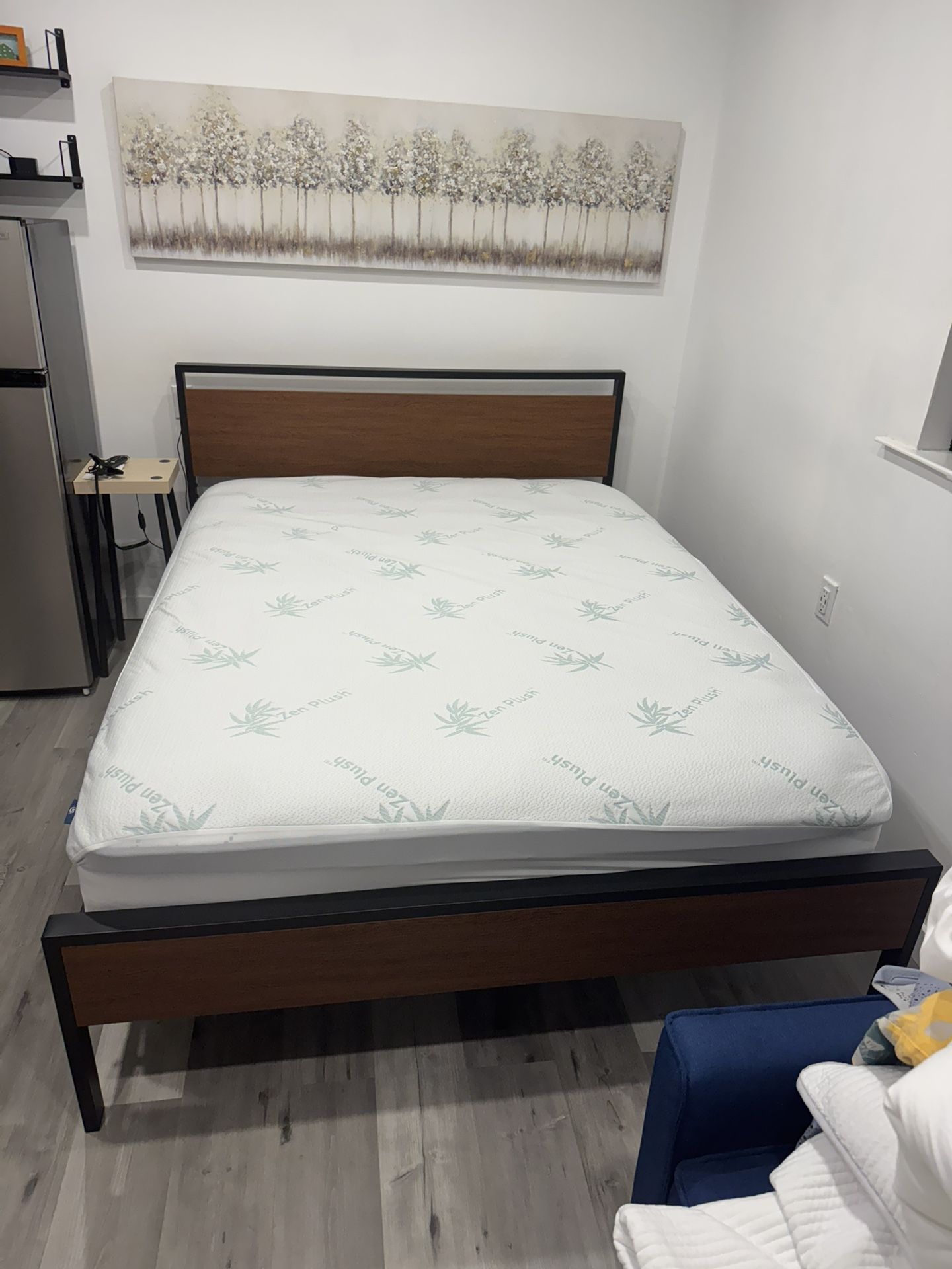 Bed Frame Queen Size Metal Frame 