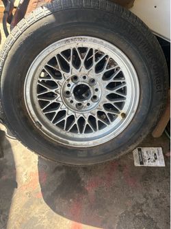 BMW style 5 rims great condition bran new tires as well