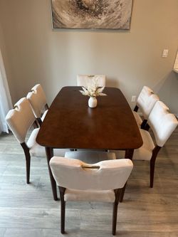 Premium Quality_Dining Table and 6 Chairs