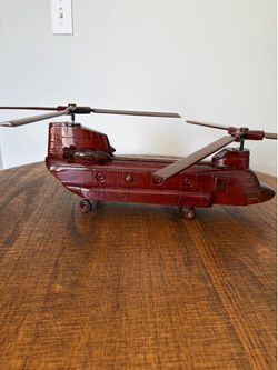 Wooden Chinook Helicopter