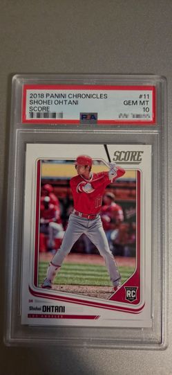 2018 Panini Chronicles Shohei Ohtani Score