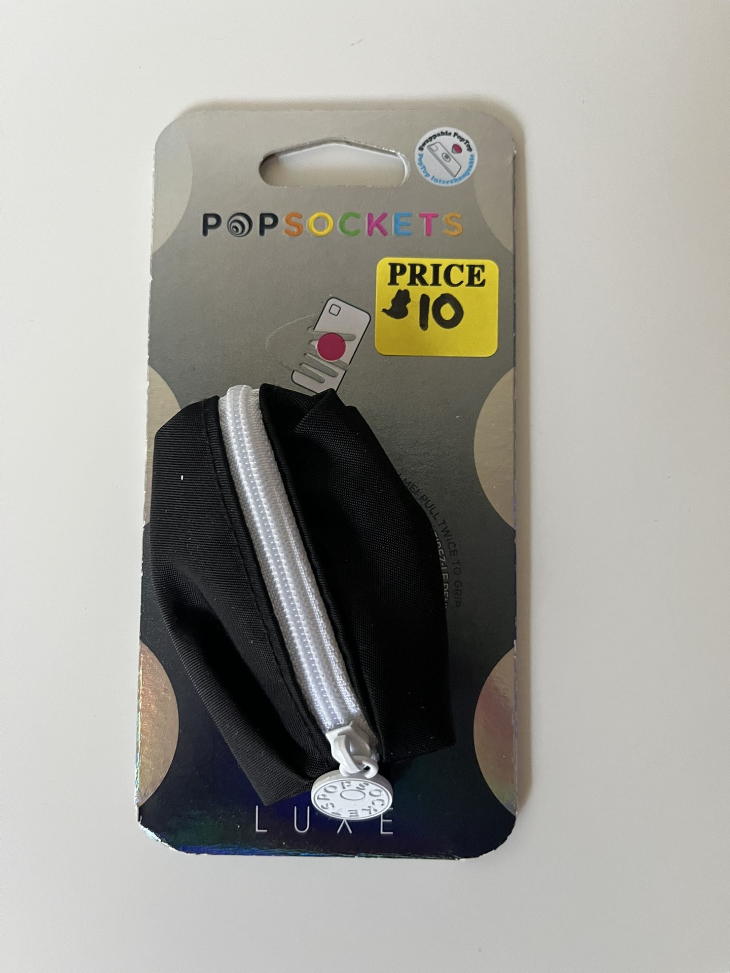 Pop Sockets Zippered Stash Bag