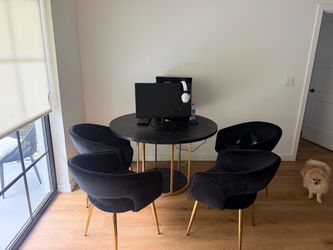Dining table with chairs