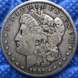 1882-S 90% Silver Morgan Dollar Coin