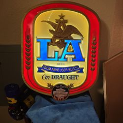 La Beer Sign 