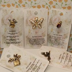 #1921, CAT's Meow, THOUGHTFUL LITTLE ANGELS LOT OF 5, NEW
