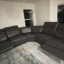 Leather Sectional 