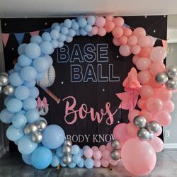 Gender reveal decorations 